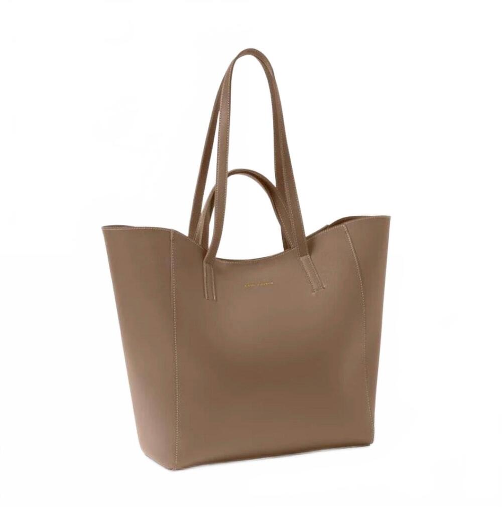 NEW KATIE LOXTON women's perri tote bag in mocha
